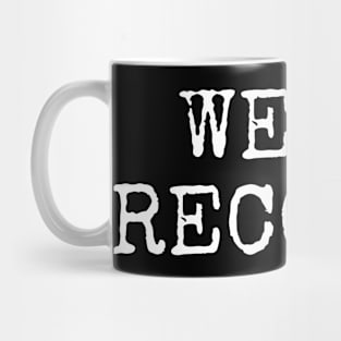 We Do Recover, Addiction Recovery, AA NA Mug